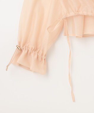 GRACE CONTINENTAL バックコンシャスブルゾン ベージュ