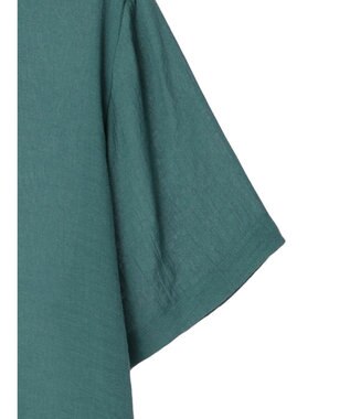 Green Parks ゆったり開襟シャツ Green