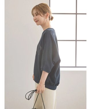 AMERICAN HOLIC ドルマンミニ裏毛プルオーバー① Dark Navy