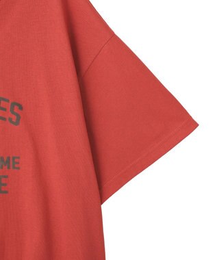 Green Parks 汗染み防止ボックスロゴＴシャツ Red