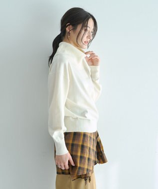 YECCA VECCA オフタートルネックニット Black