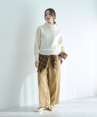 YECCA VECCA オフタートルネックニット Black