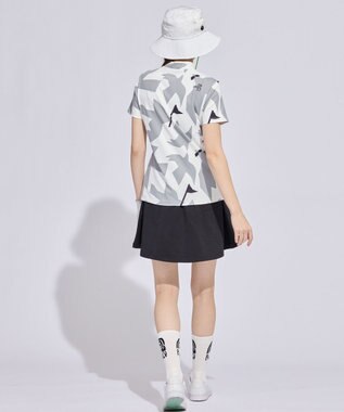 PW CIRCULUS 【WOMEN】ＤＯＶＥ柄モックネック ゴルフウェア レディース グレー系5