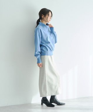 YECCA VECCA オフタートルネックニット Black