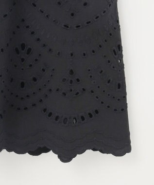 ANY SIS 【洗える】スカラヘムティアード スカート ブラック