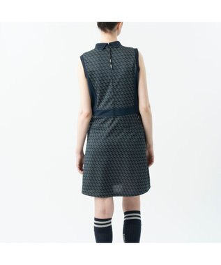 ZERO HALLIBURTON モノグラム柄ノースリーブワンピース ZHG-W6S7b 85221 ネイビー