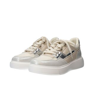 Bridget Birkin 【PARADIS COULEUR】晴雨兼用厚底スニーカー シルバーコンビ