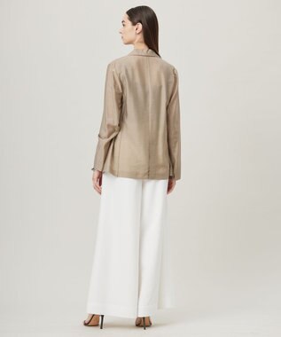 ICB 【接触冷感・速乾・洗える】 リヨセルシアー ジャケット クリームブラウン系