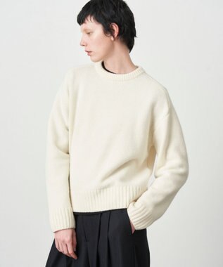 WOOL CASHMERE SILK | クルーネックセーター / ATON | ファッション