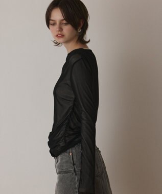 GRACE CONTINENTAL レイヤードカットトップ ブラック