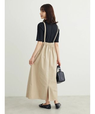 Green Parks サス付きスカート Beige