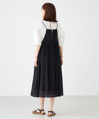 SHARE PARK LADIES スラブキャミワンピース ブラック系