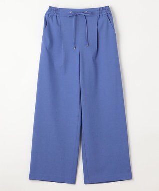 ANY 【ウエストゴム/ストレッチ/セットアップ可】イージィケアストレッチワイドパンツ ブルー