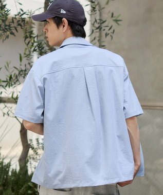 WEGO クロップドSSムジシャツ サックス