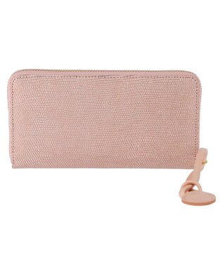 tsumori chisato CARRY キラネコストーン ラウンドファスナー長財布 ピンク