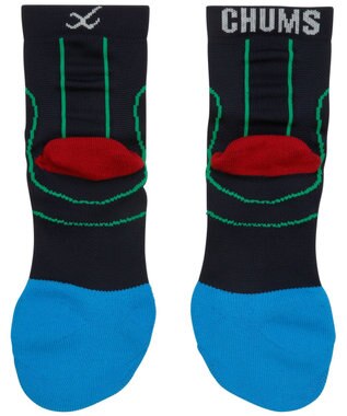CW-X 【UNISEX】 ソックス CHUMS (チャムス)コラボ 足首サポート。運動時の足の疲労軽減。 汗消臭（つま先,かかと） LNR600 /ワコール グリーン