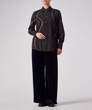 Paul Smith Winter Swirl プリント シャツ ブラック