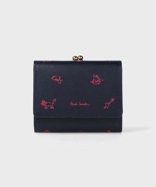  カラードゥードゥル ３つ折りがま口財布