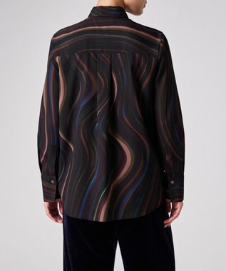Paul Smith Winter Swirl プリント シャツ ブラック