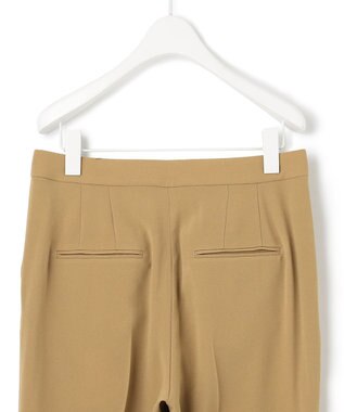 ICB 【人気のため新色追加・洗える】Naiaバックサテン テーパードパンツ ベージュ系