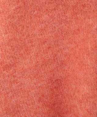 Green Parks 毛ふきシャギーＶネックカーディガン Orange