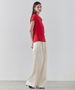 BEIGE， BORNA / コットンスムースTシャツ Red