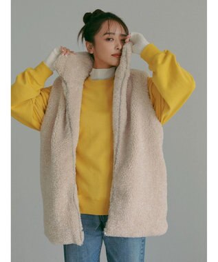 Green Parks ■ＡＪＵＧＡ．×ＧＰ　ハイネックリブニット Ivory