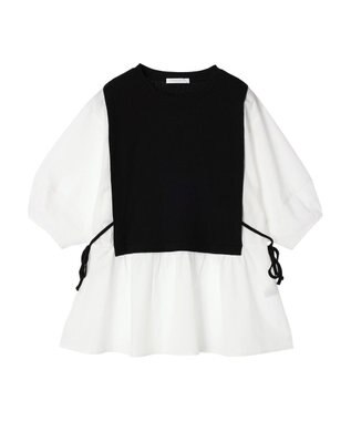 Green Parks テレコドッキングチュニック Black