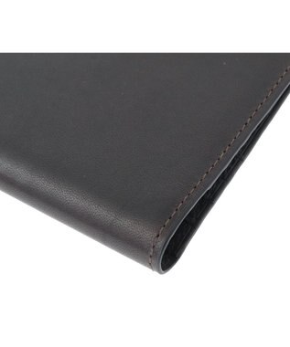 genten スクエアウォレット キップレザー長財布 ノウチャ