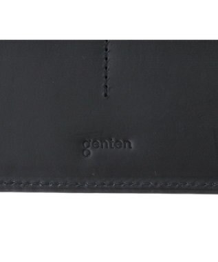 genten スクエアウォレット キップレザー長財布 ノウチャ