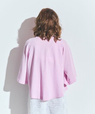 GRACE CONTINENTAL ハイツイストコットンカーディガン ピンク