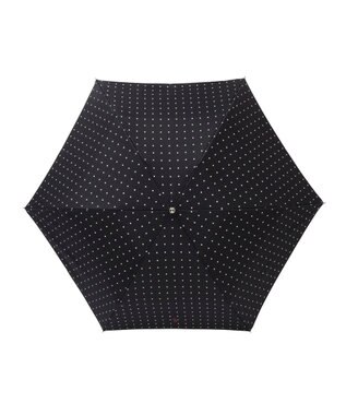 MOONBAT POLO RALPH LAUREN（ポロ ラルフローレン)ドット×ロゴ 雨傘 折りたたみ傘 ブラック