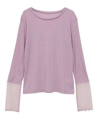 earth music&ecology シアースリーブプルオーバー