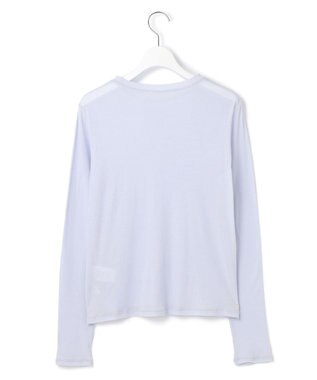 23区 L 【Oggi5月号掲載/洗える】シアー レイヤード TEE サックスブルー系