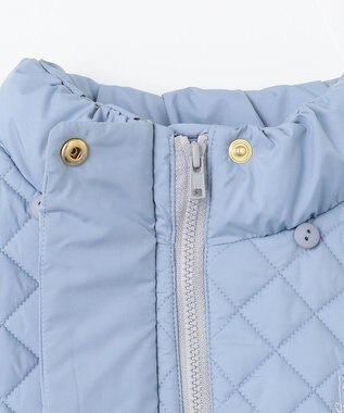 組曲 KIDS 【110-140cm】キルティング 中綿コート マローブルー系