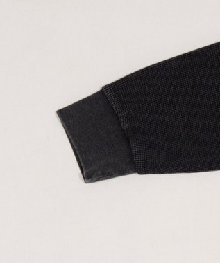 WEGO 【ユニセックス着用ITEM】ワッフルZIPパーカー ブラックその他