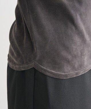 Green Parks ・ＡＮＤＳＥＡＲＣＨ　シアーベロアボトルネックロンＴＥ Charcoal Gray