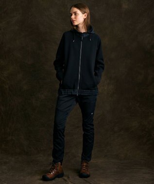 JOSEPH ABBOUD MOUNTAIN 【雑誌掲載/吸湿発熱/保温/ライナードッキング対応】 ミズノコラボBREATH-THERMOパーカー ブラック系