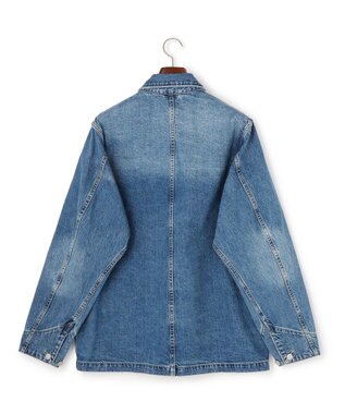 J.PRESS MEN ヴィンテージライク デニム カバーオール サックスブルー系