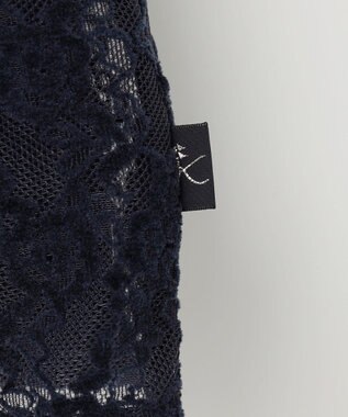 組曲 KIDS 【150-160㎝】スノウレースワンピース ネイビー