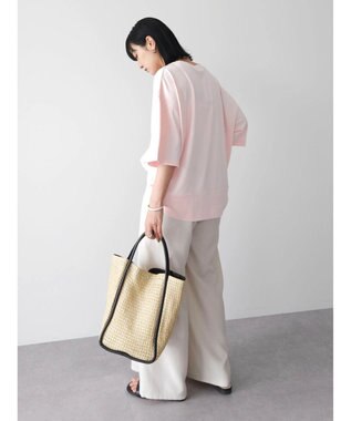 Green Parks 接触冷感裾リブＴシャツ Pink