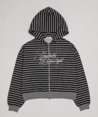 WEGO グラフィックZIPパーカー 柄1