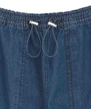 Green Parks ・ＳＵＧＡＲ　ＳＰＯＯＮ　デニムギャザーパンツ Indigo