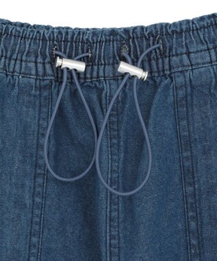 Green Parks ・ＳＵＧＡＲ　ＳＰＯＯＮ　デニムギャザーパンツ Indigo