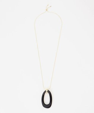 自由区 リバーシブルオーバール ネックレス ベージュ系(背面ブラック)