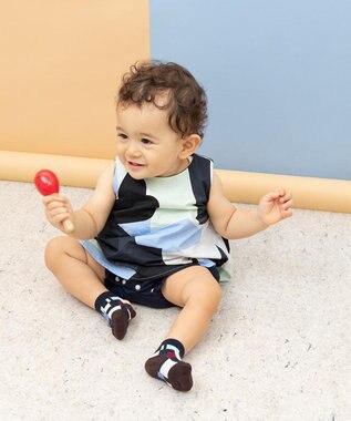 TRICOTE RANDOM PATCH SOCKS / ランダムパッチ キッズソックス (KIDS) 05BOY