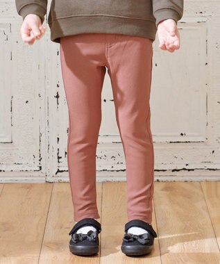 ANY KIDS ドリームストレッチ裏起毛パンツ テラコッタ