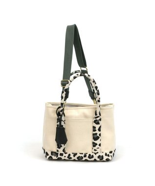 UNBILLION cachecache ショルダー付きパーテーションキャンバストートL レオ