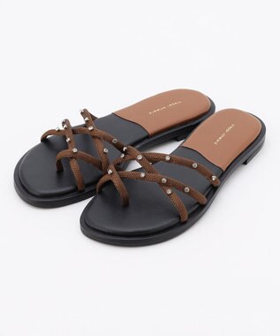 steppi ビジュー トング サンダル