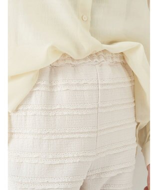 earth music&ecology レースパンツ Off White